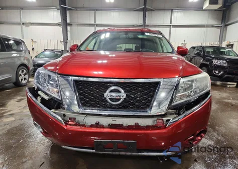 2015 Nissan Pathfinder S z USA, uszkodzony, nr VIN 5N1AR2MM7FC606336